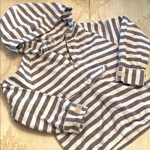 Osh Kosh Chambray Striped Jacket Hoodie